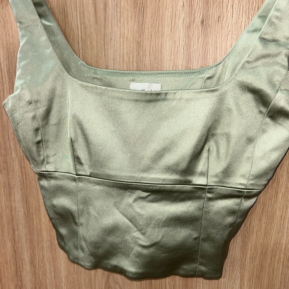 Wilfred Sage Green Crop Top - Picture 7 of 7